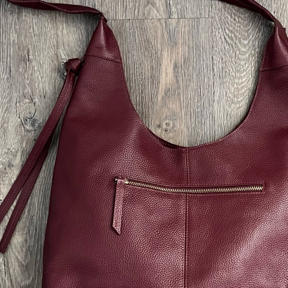 Laggo Bella Hobo Bag Burgandy - Picture 3 of 8